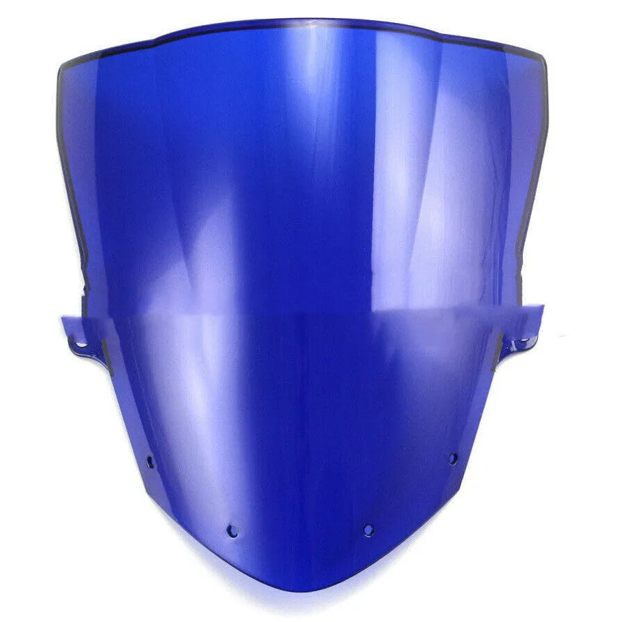 Motorcycle windscreen for Kawasaki ZX-6R and ZX-10R in blue and brown tint options