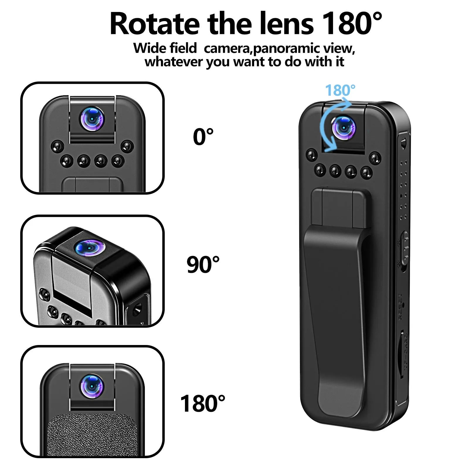 L7 model HD home security camera with wifi and infrared night vision for outdoor recording.