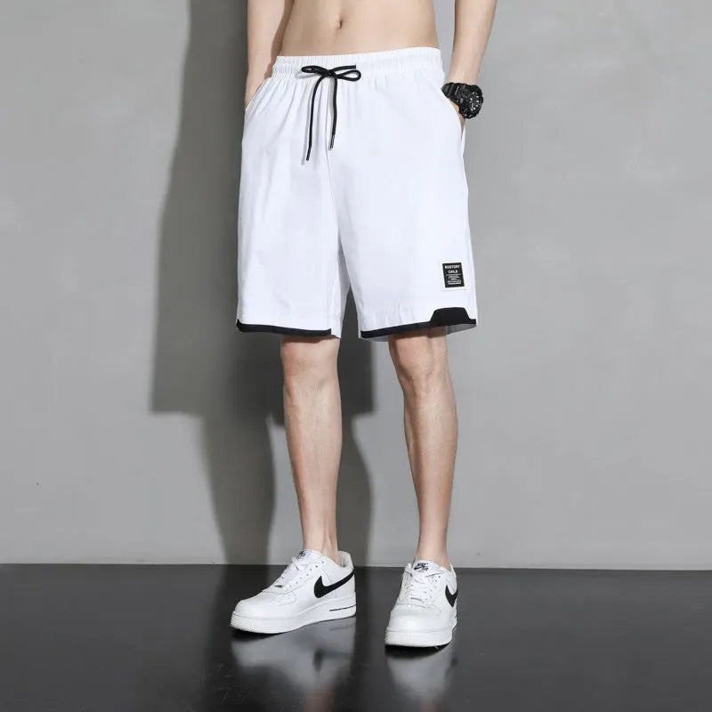 Cotton shorts for boys in black, khaki or white available in plus sizes up to 8XL