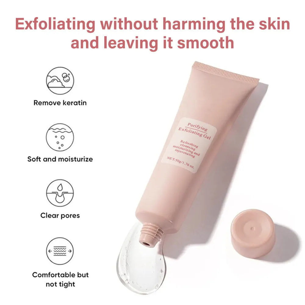 132g tube of moisturising facial exfoliating gel scrub for universal skin types