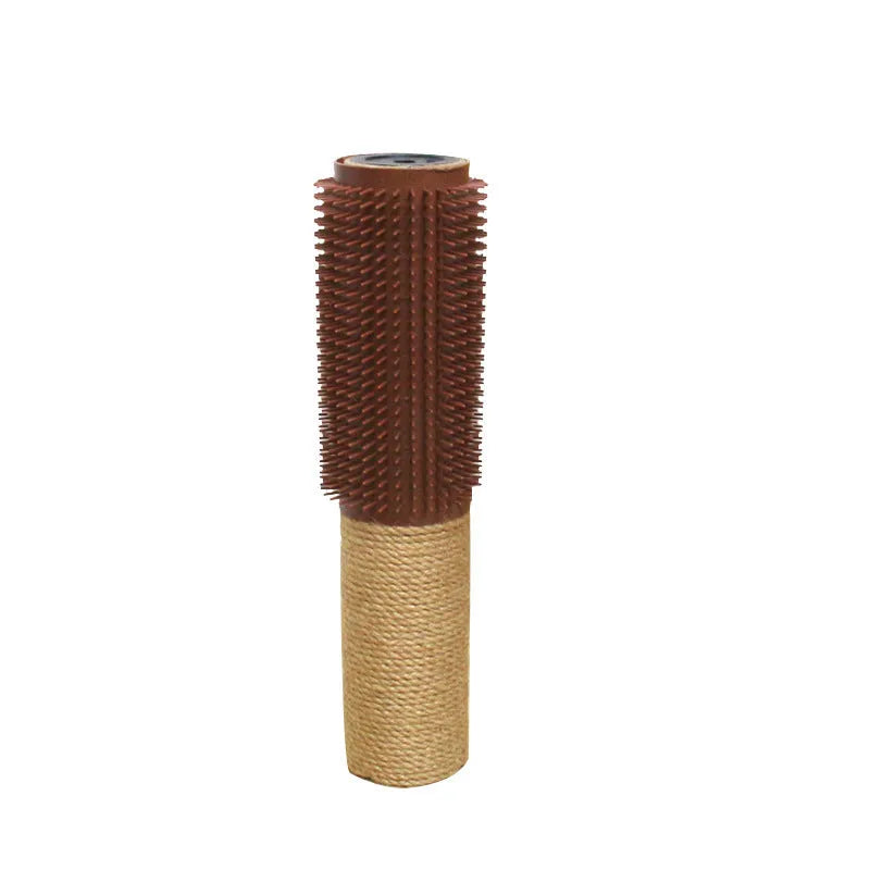 Brown sisal cat scratching post measuring 30cm long for face scratching
