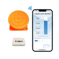 Wireless fluid level monitor sensor for water and oil tanks with remote app control