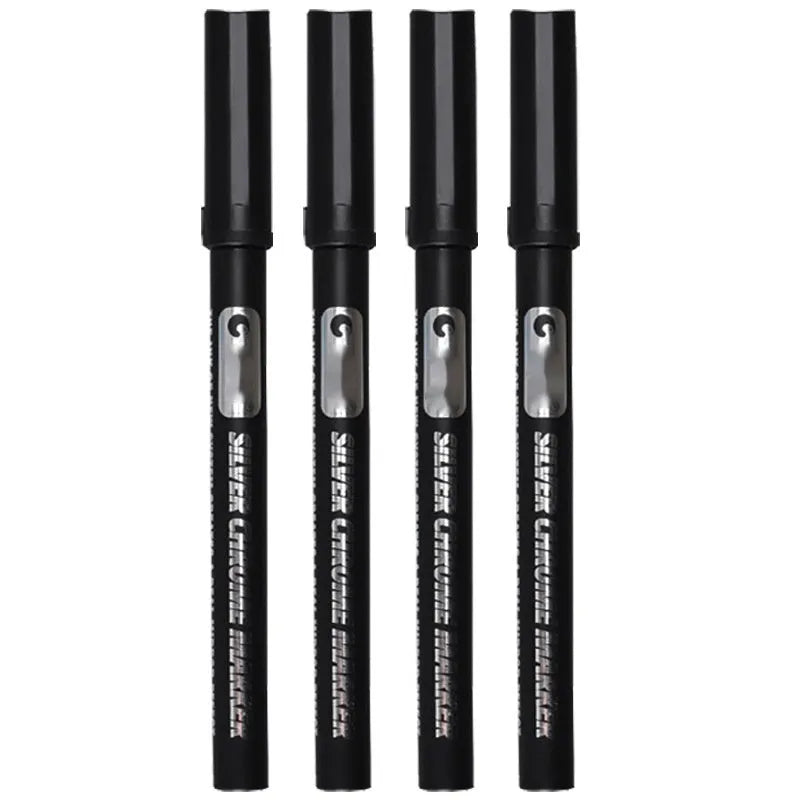 Waterproof mirror marker pen with plastic shell and two tip size options
