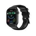 Z145 Smart Watch in black on a wrist, showing a watch face with health metrics and Bluetooth call icon.