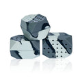 Camouflage pattern facial muscle fitness balls for jaw exercise in transparent packaging
