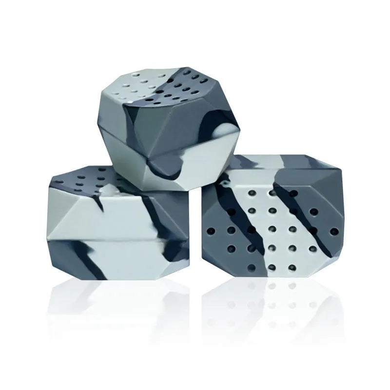 Camouflage pattern facial muscle fitness balls for jaw exercise in transparent packaging