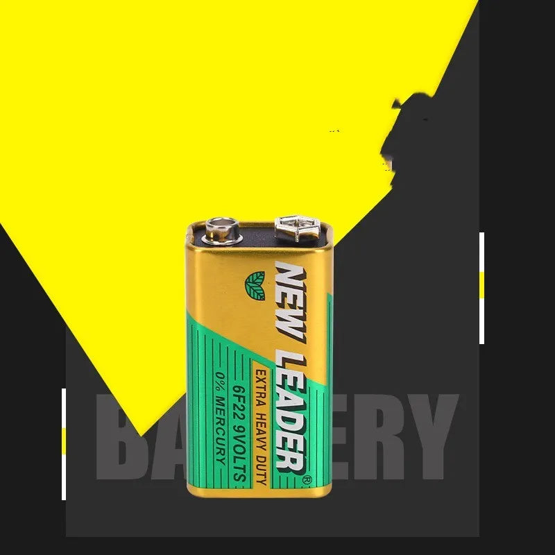 9V 6F22 alkaline battery for wireless microphones and walkie-talkie remote controls