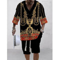 Loose fitting casual short sleeve suit set in various colours