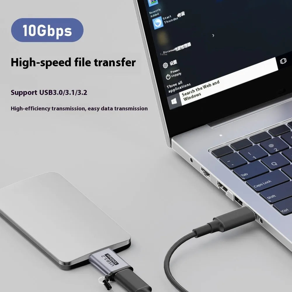 USB Type-A male to Micro-B female adapter for connecting older devices to modern USB ports