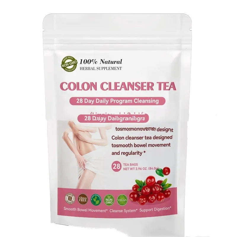 28 day herbal tea collection with 16 varieties including slimming, detox and whitening blends for women