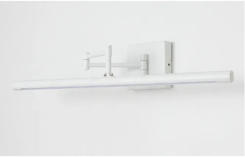 Modern sand black wall-mounted LED bathroom mirror cabinet with internal shelf storage open.