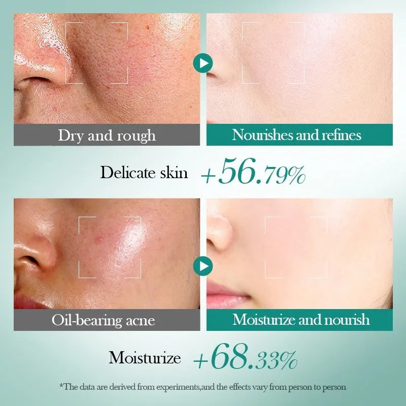 Hyaluronic acid moisturising repair firming facial care gift set with six products in gift box