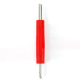 Aluminium alloy single-head twist valve wrench shown in one of three available colour styles.