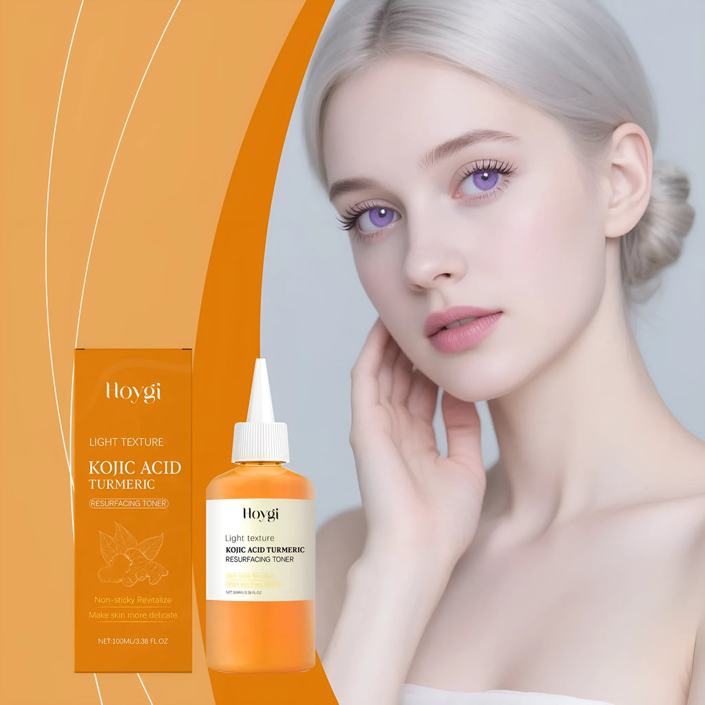 Turmeric moisturising water facial toner in 100ml bottle with 4.3x13.4cm packaging