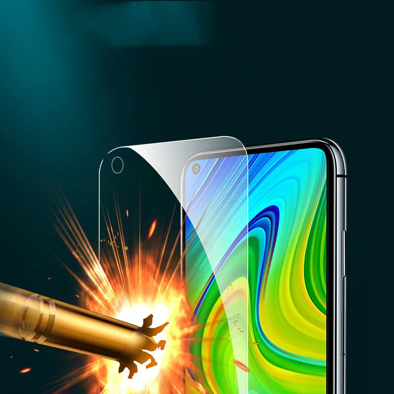 Tempered glass screen protector for Xiaomi and Redmi phones with anti-scratch anti-fingerprint properties