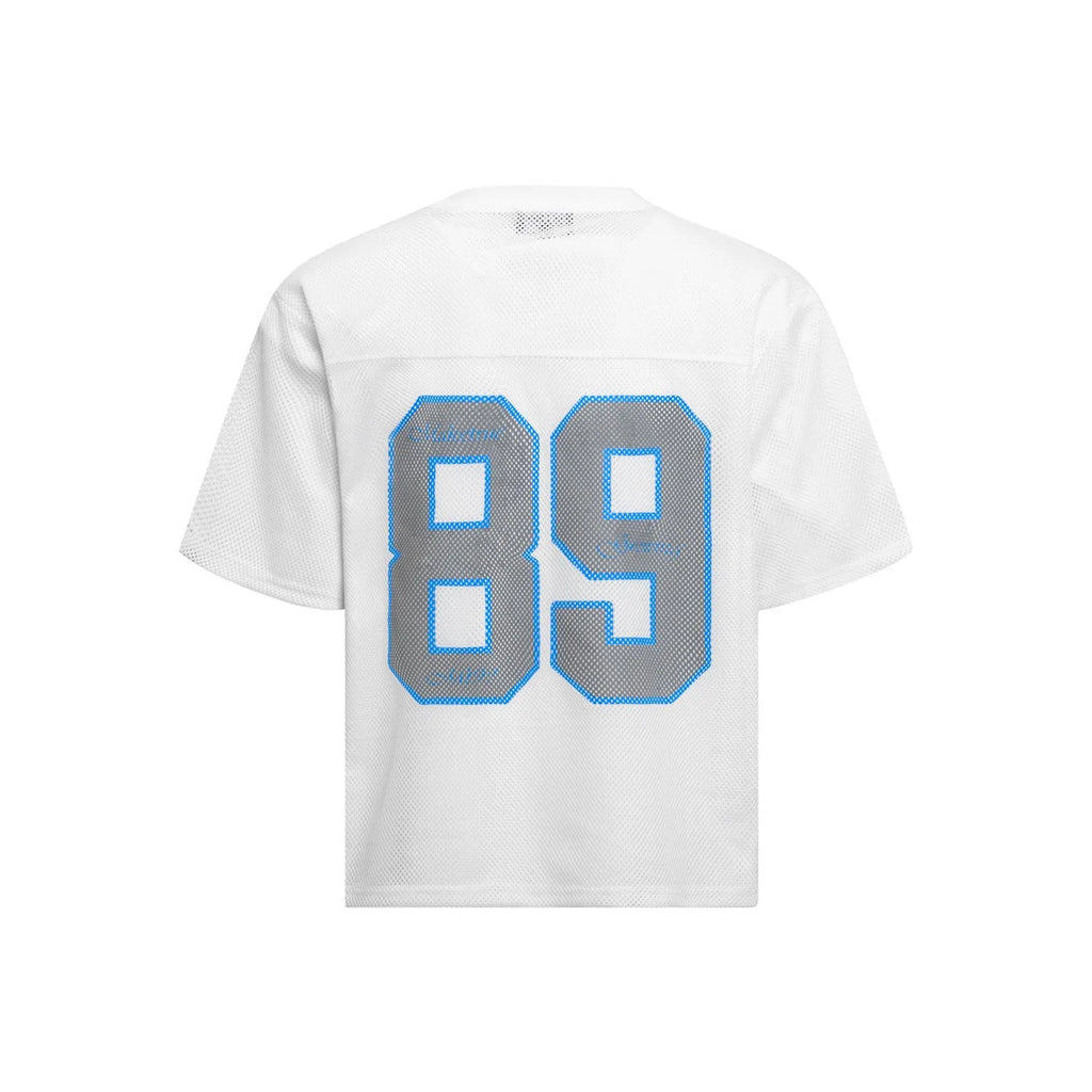 Men's loose-fitting casual T-shirt in black and white colours with regular short sleeves
