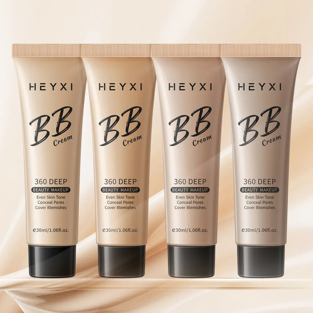 Waterproof sweat-proof BB cream in four shade options 01 02 03 04 for universal skin types