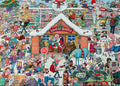 1000 piece paper jigsaw puzzle 70x50cm shaped design featuring Romantic Paris scene
