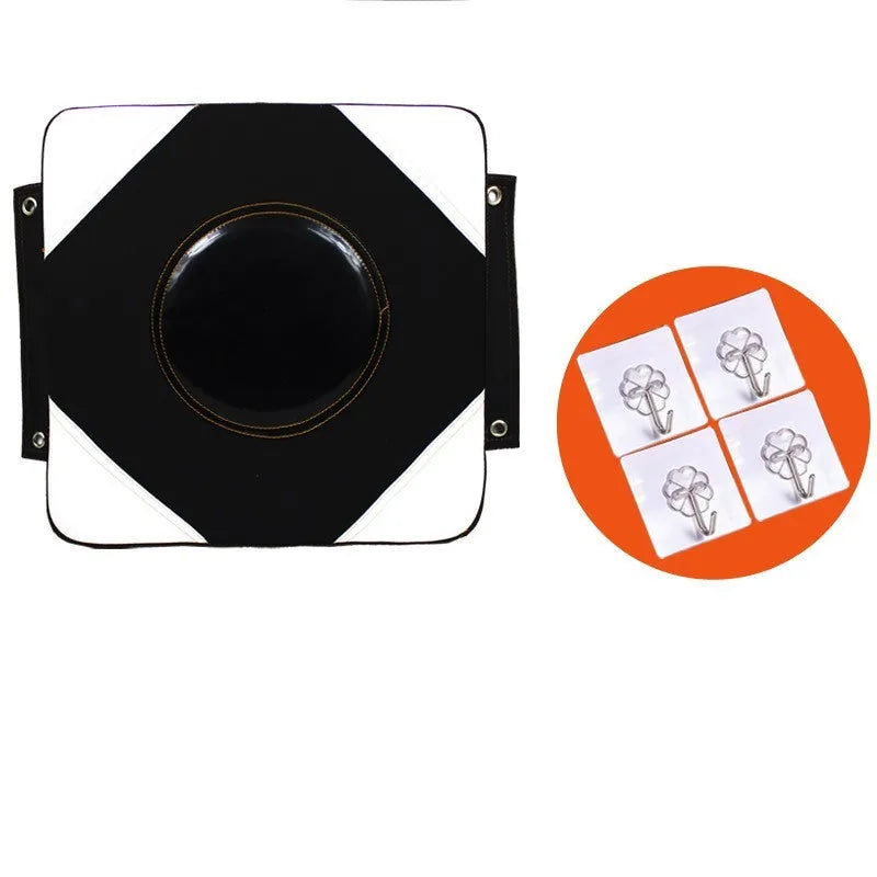 Home fitness wall target square boxing punching bag 30x30x10cm with steel nails
