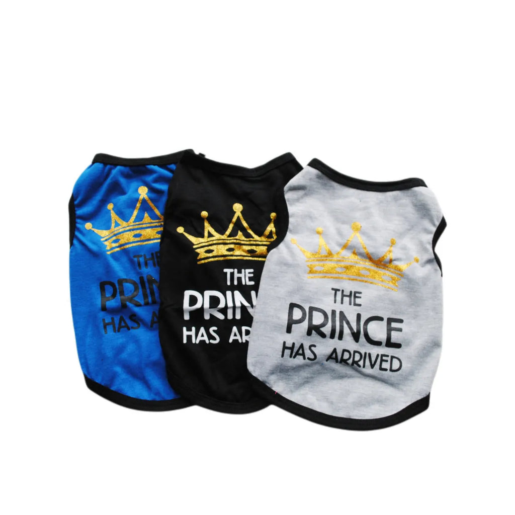 Cotton puppy vest for spring and summer in casual style with multiple colour options