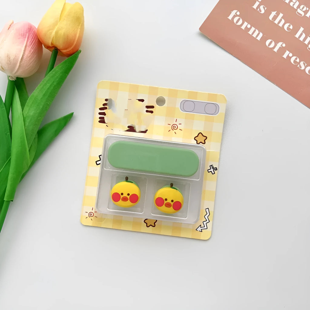 Cartoon magnetic plastic data cable fixer for desktop organisation in various colours