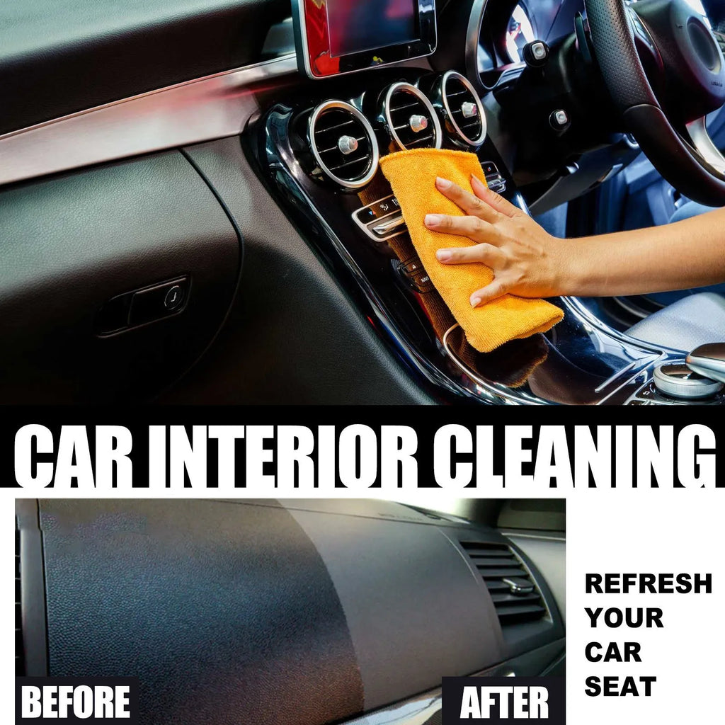 120ml car interior renovation cleaner bottle for leather and plastic dashboard surfaces