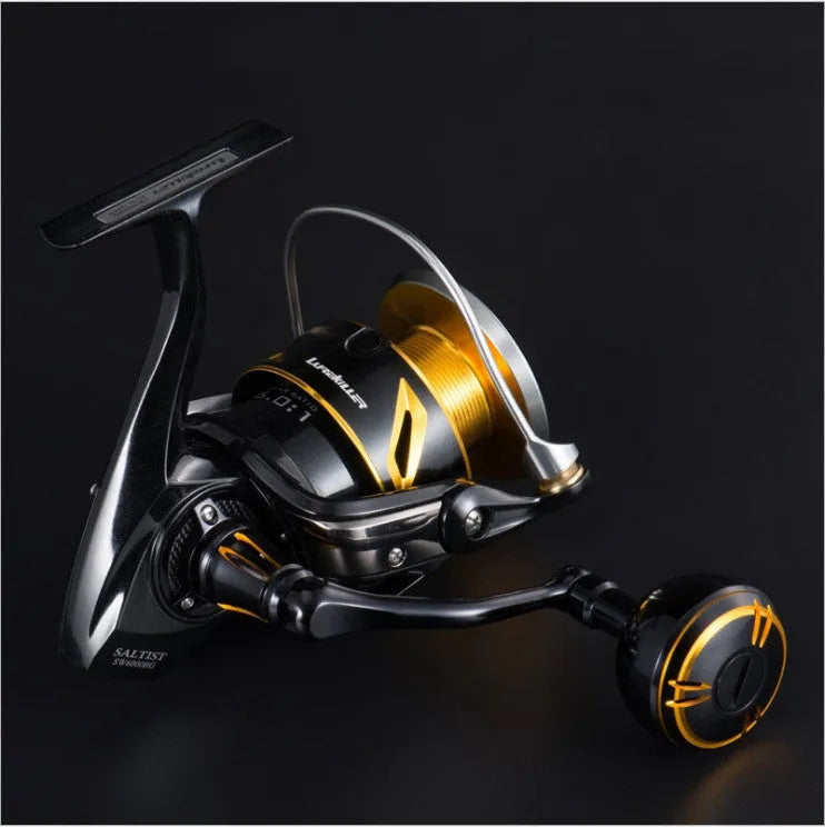 New high-speed all-metal iron plate sea fishing spinning reel with metal construction