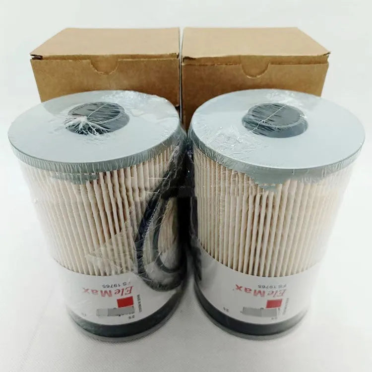 FS19764 diesel fuel filter for generator sets with paper element and 10mm fittings