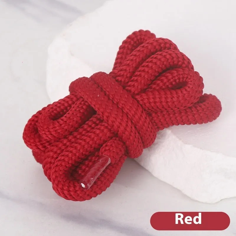 Round black shoelace adapter rope showing 1.0mm width and length scale from 120cm to 160cm.