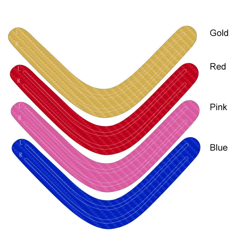 PS5 light bar sticker with carbon fibre pattern in blue, gold, pink, and red colour options