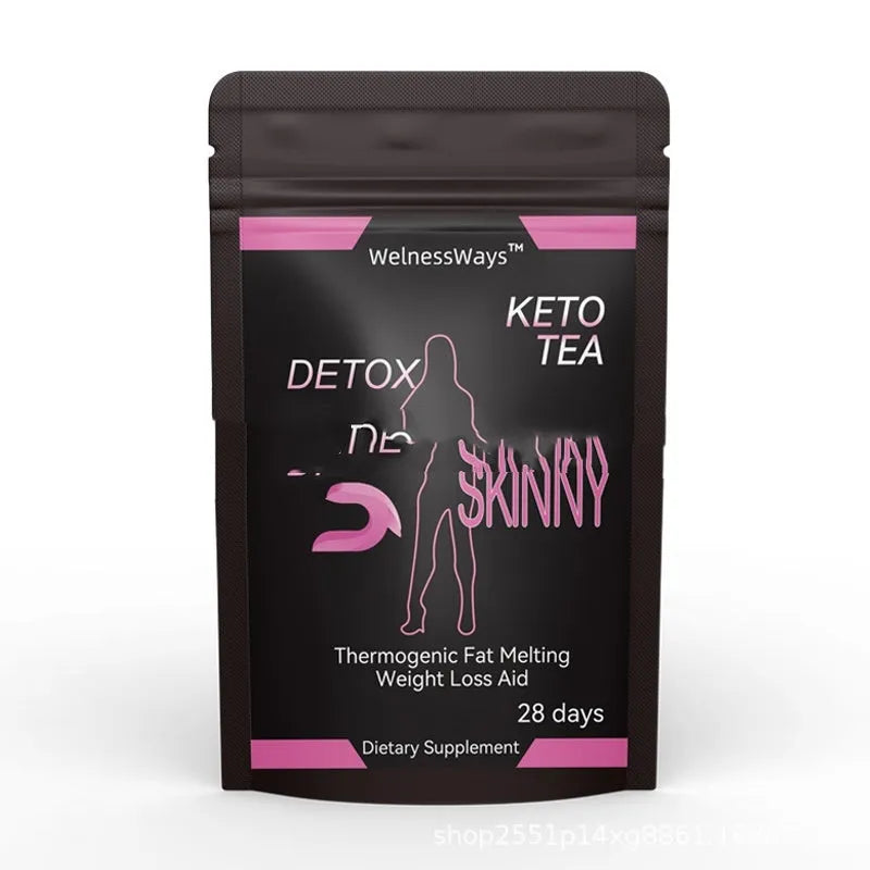 28 day herbal tea collection with 16 varieties including slimming, detox and whitening blends for women