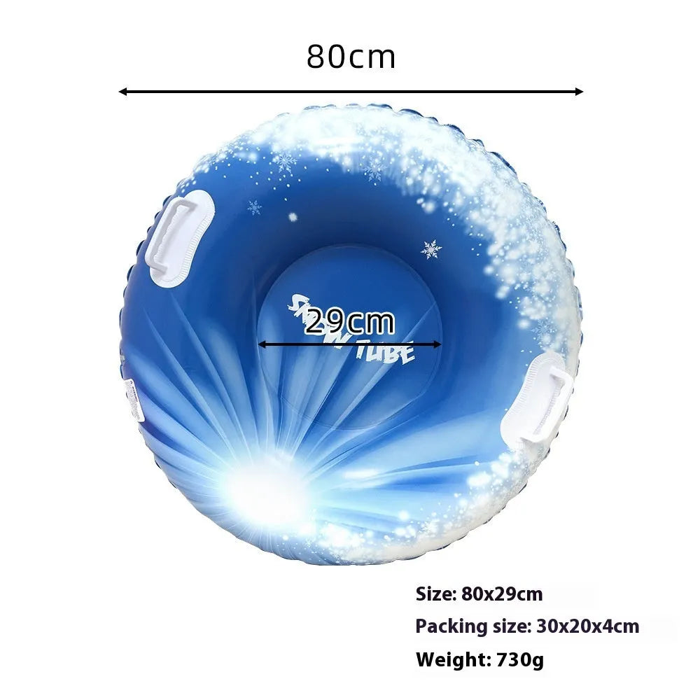 PVC skiing ring toy for children in winter colour options