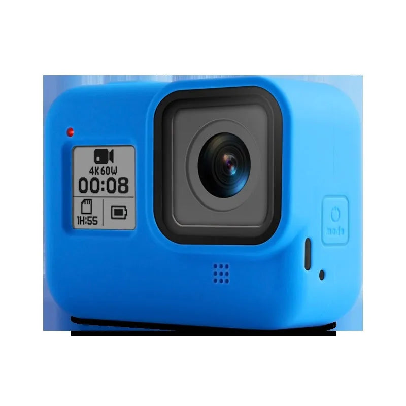 GoPro Hero8 Black protective sleeve and anti-lost strap accessory kit in silicone with multiple colour options