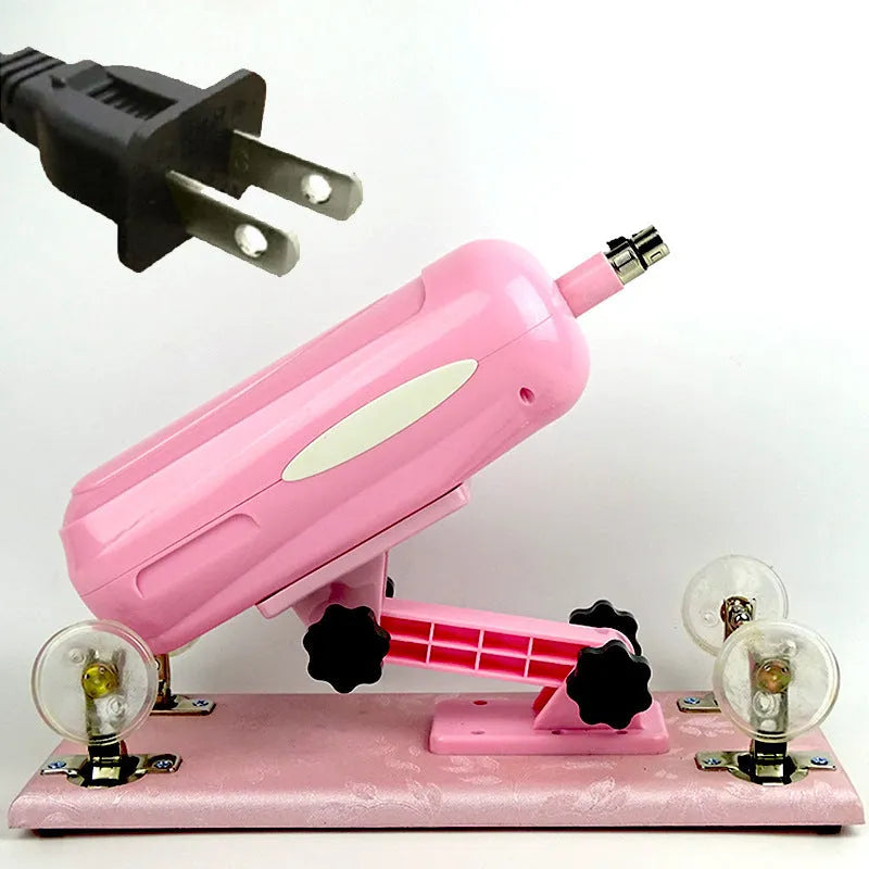 Bobb automatic telescopic thrusting sex tool in purple, black or pink colours