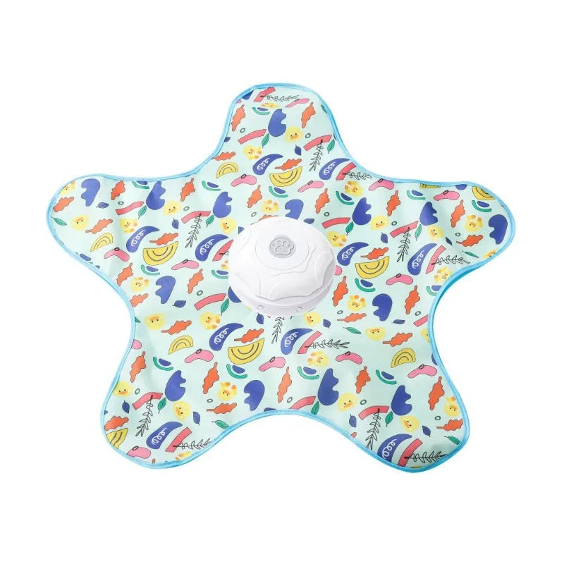 Smart cat hunting toy in blue fish design made from PP material