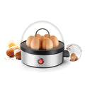Multifunctional egg cooker mini steamer in ABS stainless steel on kitchen counter