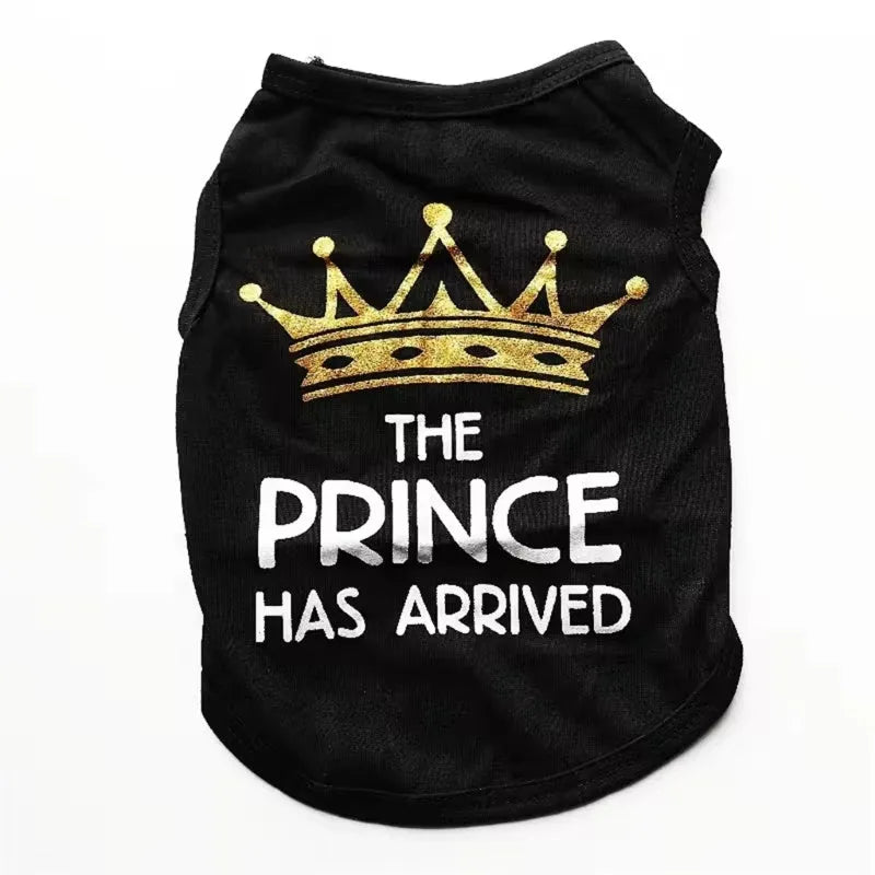 Cotton puppy vest for spring and summer in casual style with multiple colour options