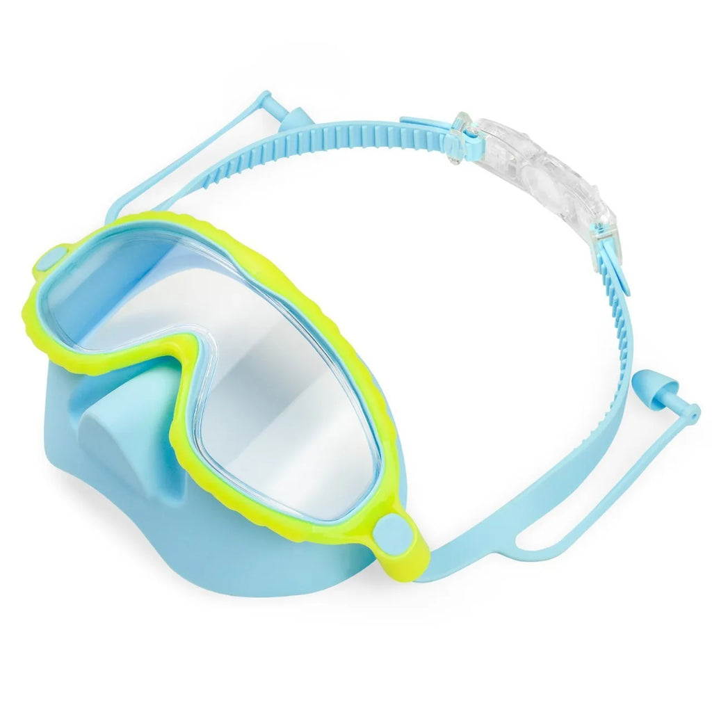 Children's anti-choked swimming goggles with HD anti-fog large frame in blue pink boxed packaging