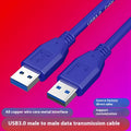 USB 3.0 public-to-public mobile hard disk box data cable with nickel-plated connectors