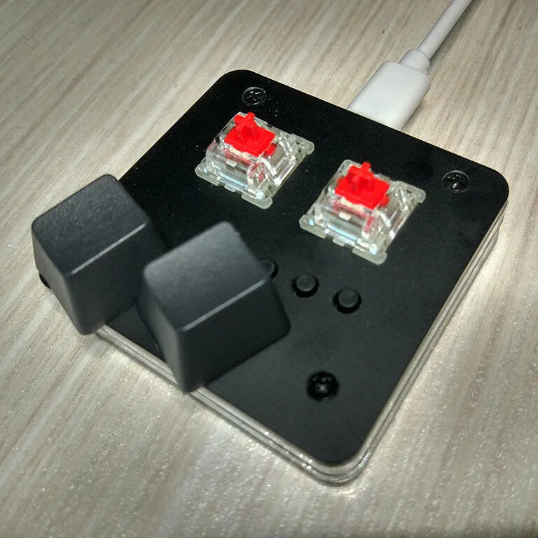 USB wired mini keyboard with touch panel in choice of white, grey, black or pink colours