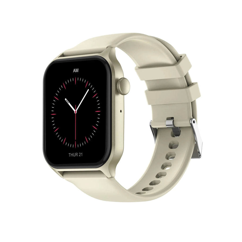 Z145 Smart Watch in black on a wrist, showing a watch face with health metrics and Bluetooth call icon.