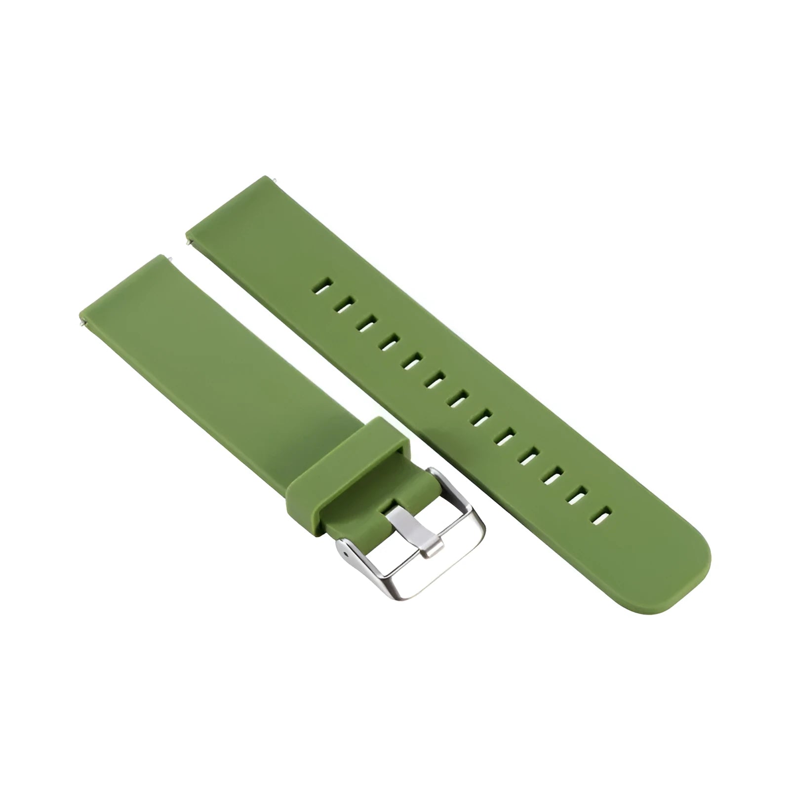 Solid colour silicone sports watch strap for Jiaming Forerunner 245 with straight buckle