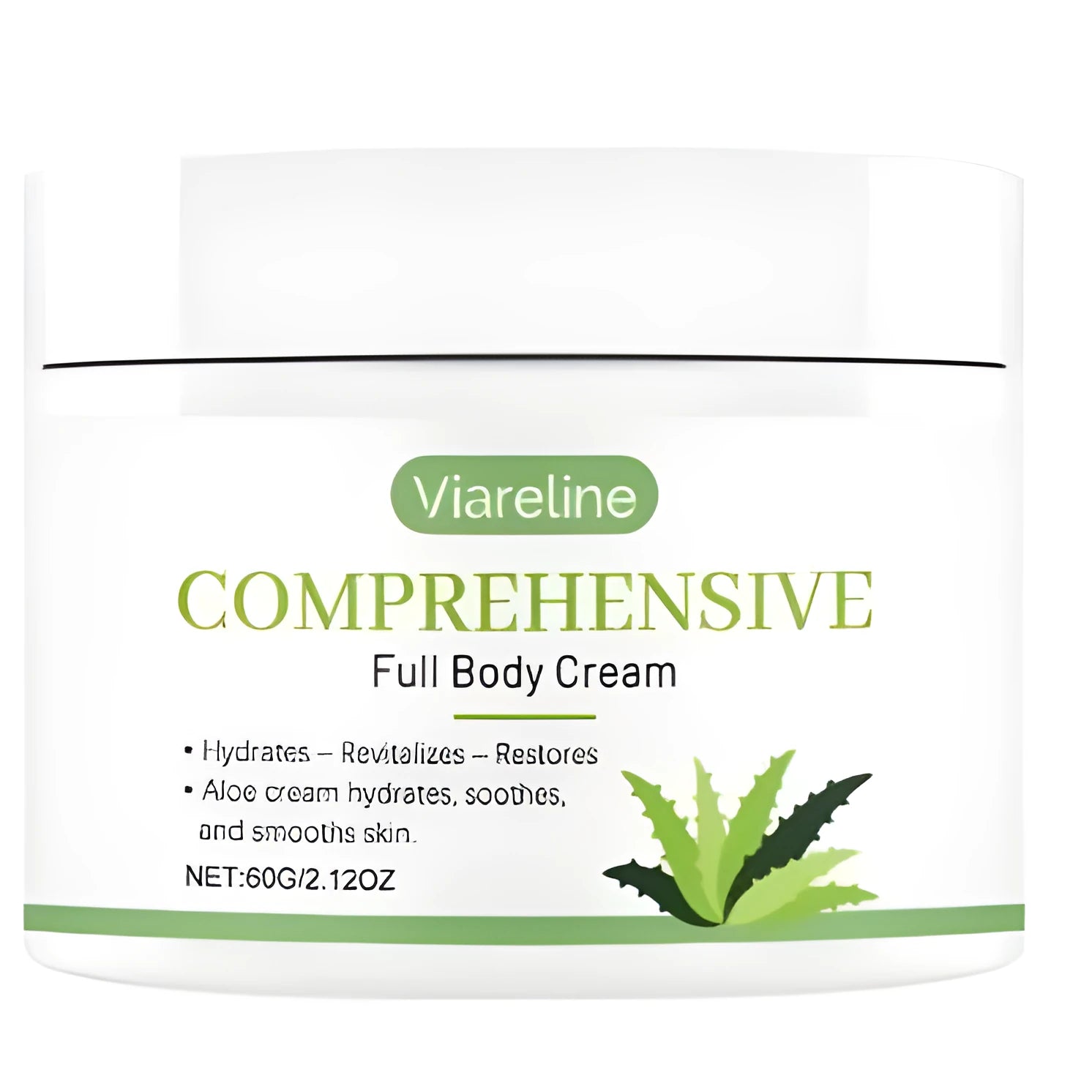 Aloe anti aging moisturising cream 60g pot with natural ingredients