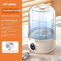 Portable white plastic USB-powered mini washing machine with compact dimensions