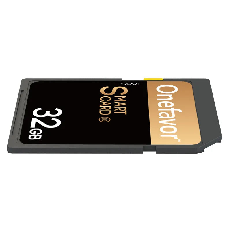 Mercedes-Benz SD to PCMCIA adapter card with stainless steel housing and 32GB SD card