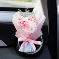 Handmade dried flower car vent aromatherapy ornament with fragrance slice