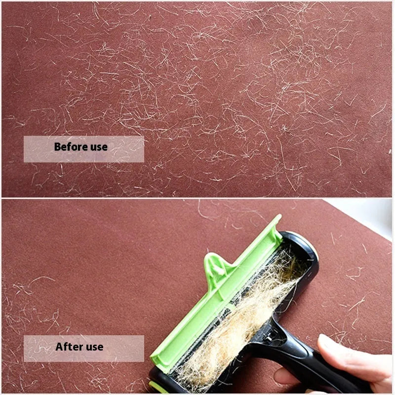 Automatic pet sofa lint roller with sticky brush for removing hair from upholstery