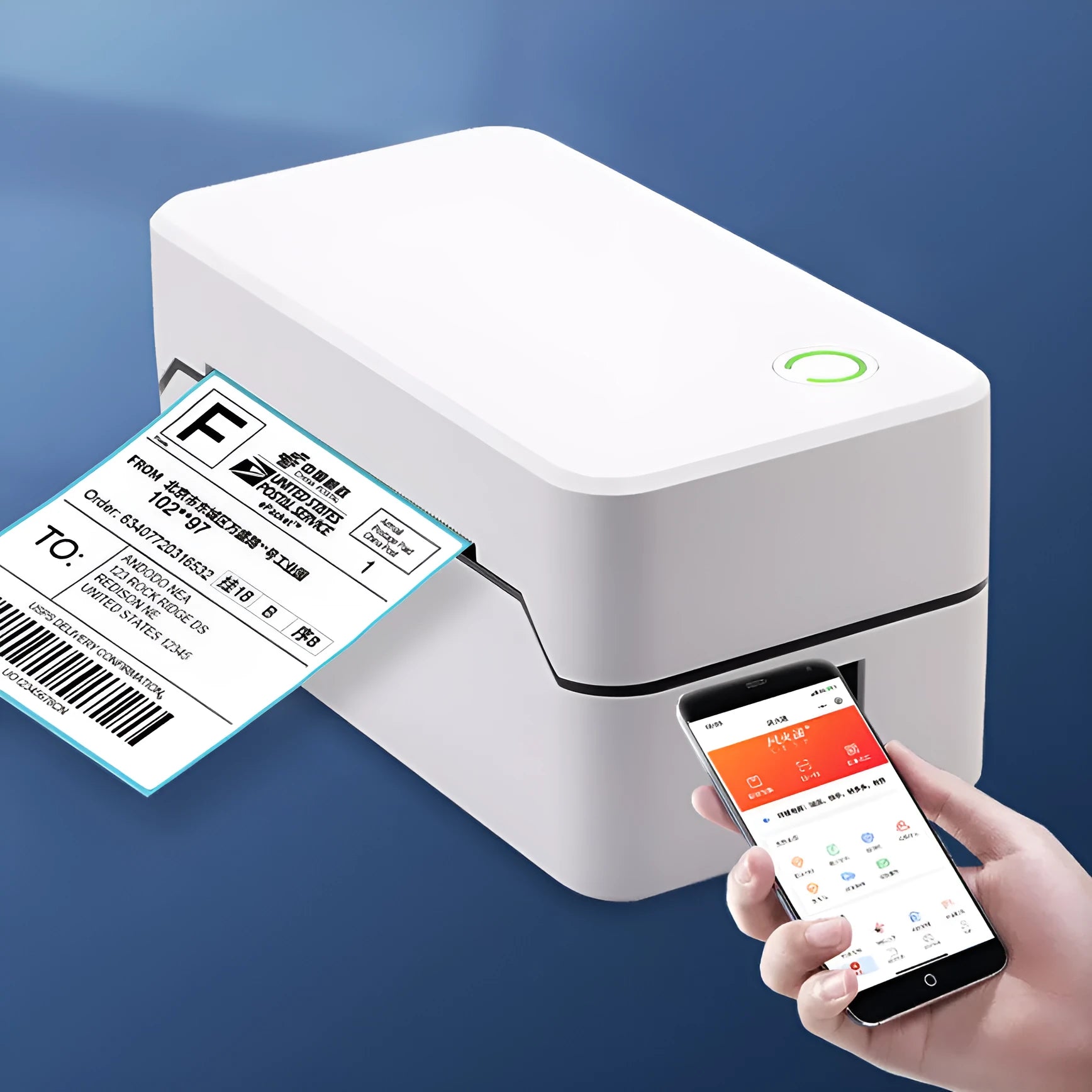 Compact thermal express printer with Bluetooth for receipt and order ticket printing