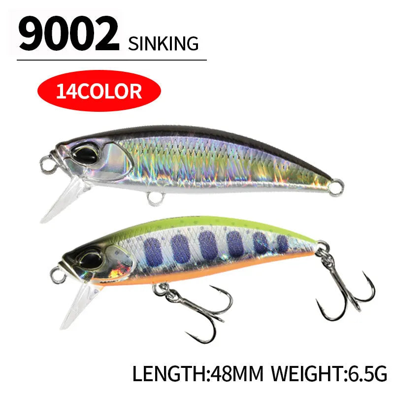 48mm Japanese mino fishing lure for Mandarin Fish and Snakehead fishing