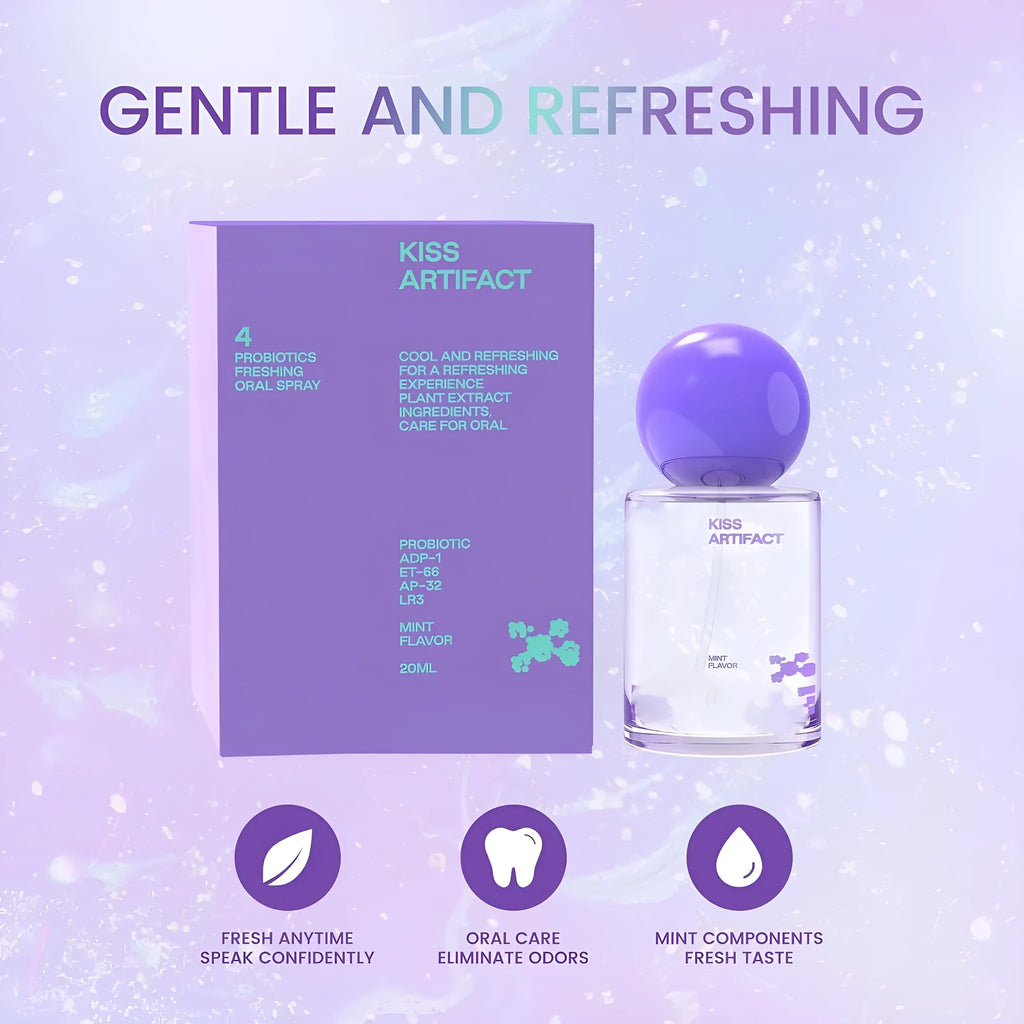 20ml portable probiotic oral spray with hydrating formula for mouth and throat care